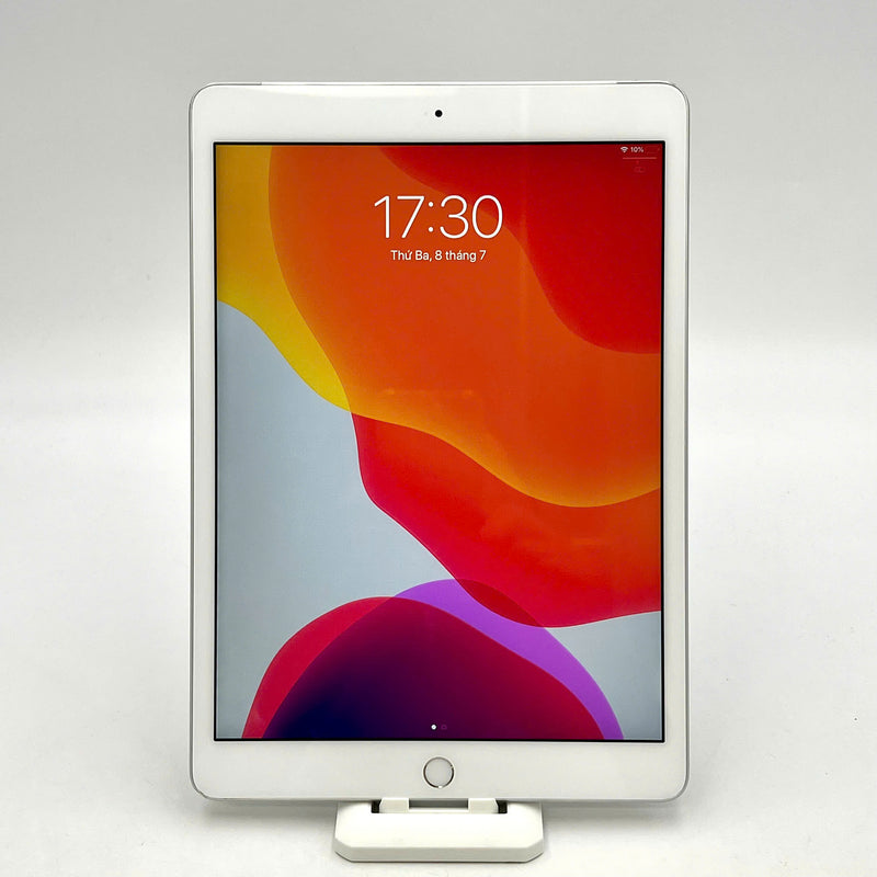 Ipad Gen 7 10.2" 32GB Silver 4G + Wifi 97% pin 96% (sứt móp viền)