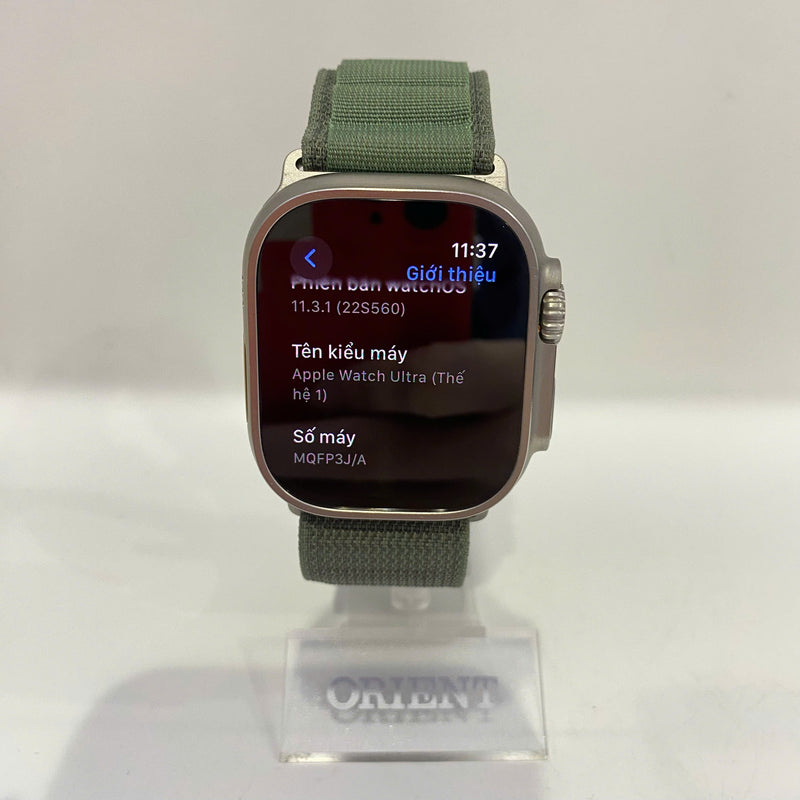 Apple Watch Ultra 49mm 4G+GPS 98% FB Pin 92% Quốc tế Apple Green Alpine Loop (xước viền nhẹ)
