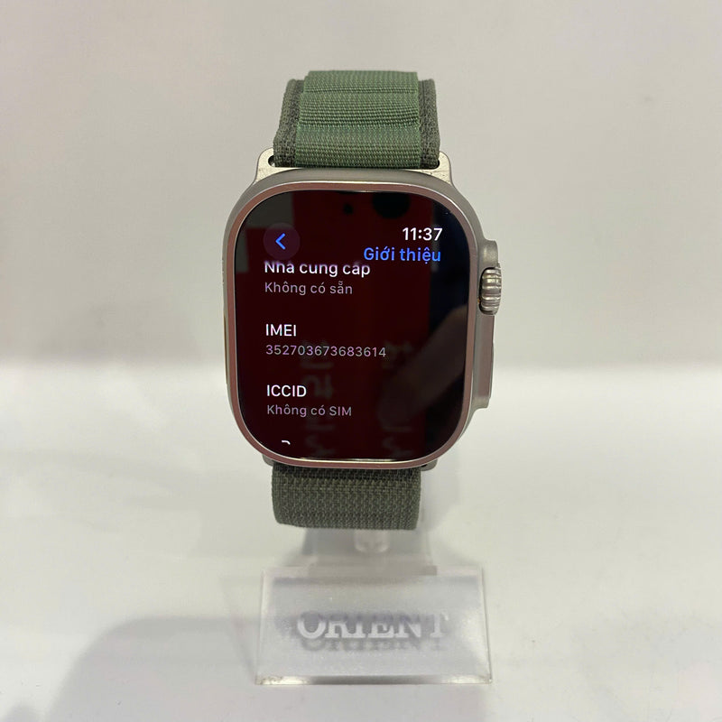 Apple Watch Ultra 49mm 4G+GPS 98% FB Pin 92% Quốc tế Apple Green Alpine Loop (xước viền nhẹ)