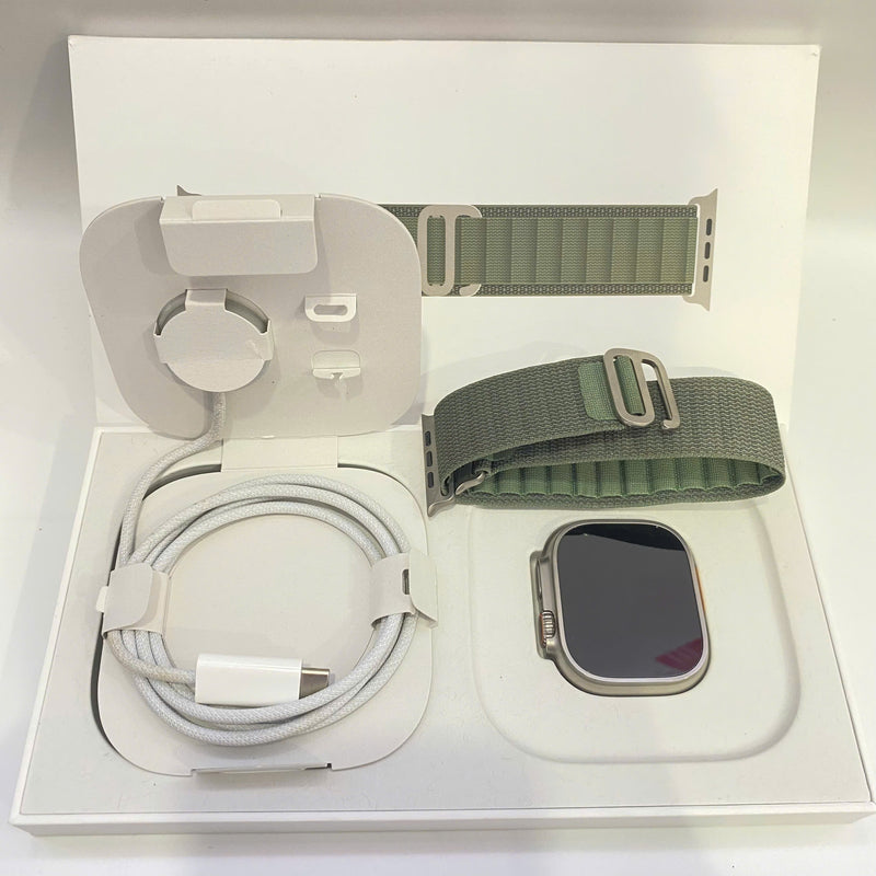 Apple Watch Ultra 49mm 4G+GPS 98% FB Pin 92% Quốc tế Apple Green Alpine Loop (xước viền nhẹ)