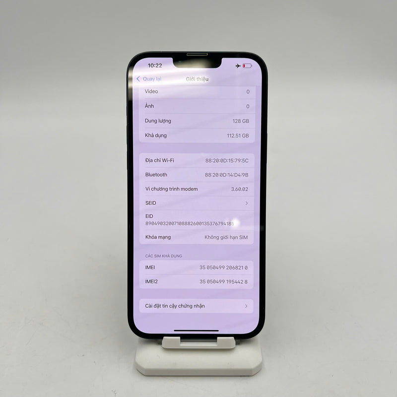 iPhone 14 Plus 128GB Đen 98% pin 100% Máy đã trả hết tiền mạng dùng như Quốc tế Apple (màn và viền xước,viền cam xước,ĐTP) - HH8210