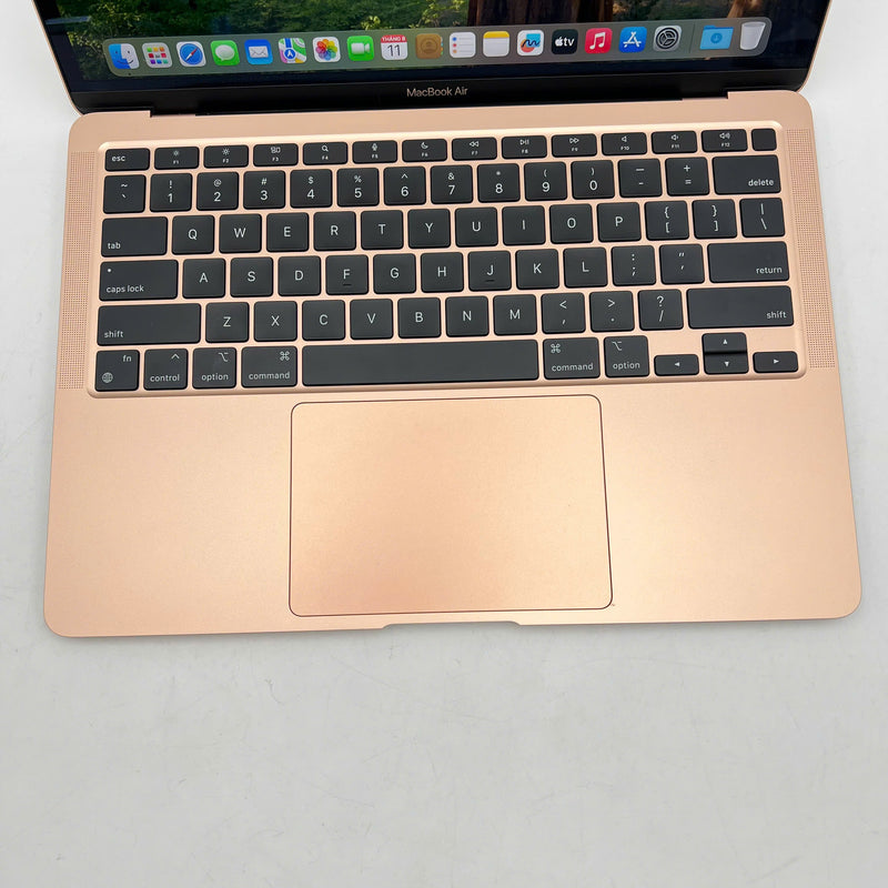 Macbook Air 2020 13.3in Vàng M1/RAM 8G/SSD 256G 98% pin 100% Sạc 3 lần BPTA