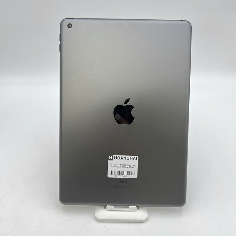iPad Gen 9 10.2" 64GB Xám Wifi 98% pin 100% (sạc 17 lần)