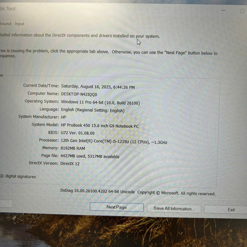 HP PROBOOK 450 G9 15.6" i5 - 1235U/ RAM 8GB/ SSD 256GB BPTN Likenew
