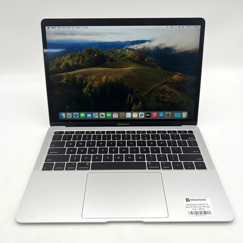 Macbook Air 2018 13.3in Bạc Intel Core i5/ RAM 16GB/ SSD 512GB 98% Pin 91% BPTA