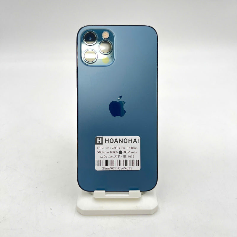 iPhone 12 Pro 128GB Xanh Dương 98% pin 100% Máy đã trả hết tiền mạng dùng như Quốc tế Apple (màn xước nhẹ,ĐTP) - HH9613