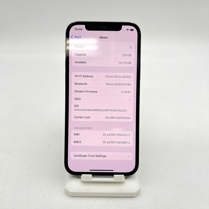 iPhone 12 Pro 128GB Xanh Dương 98% pin 100% Máy đã trả hết tiền mạng dùng như Quốc tế Apple (màn xước nhẹ,ĐTP) - HH9613