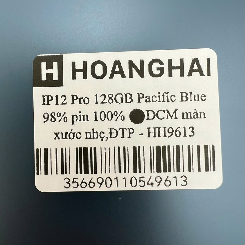 iPhone 12 Pro 128GB Xanh Dương 98% pin 100% Máy đã trả hết tiền mạng dùng như Quốc tế Apple (màn xước nhẹ,ĐTP) - HH9613