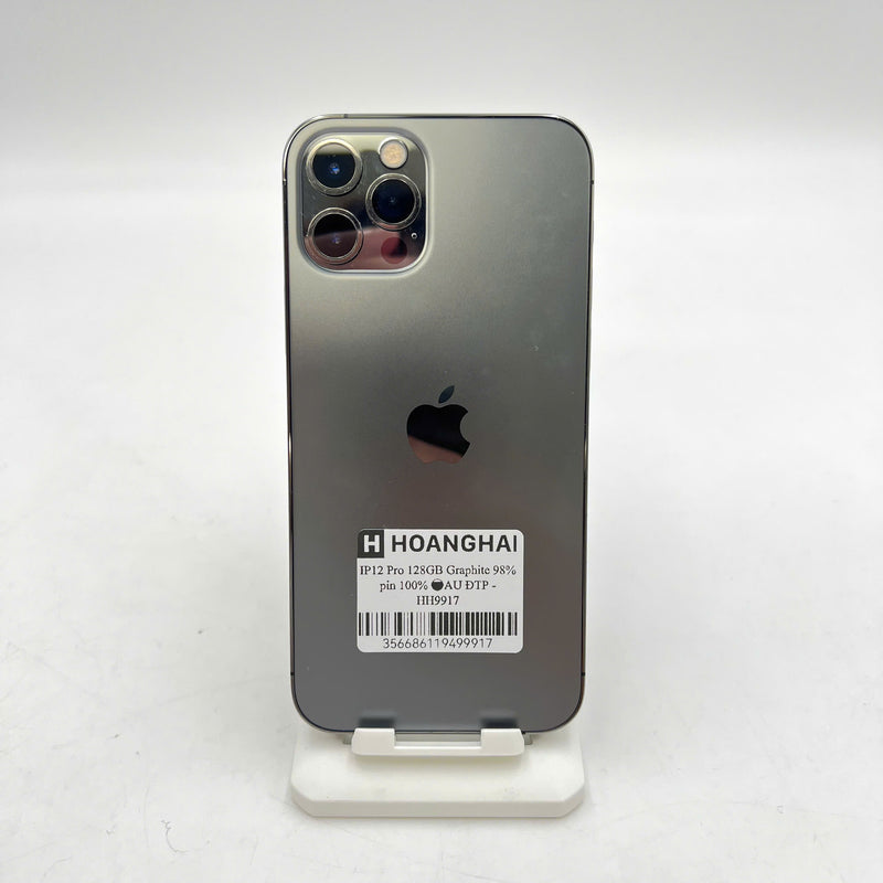 iPhone 12 Pro 128GB Đen 98% pin 100% Máy đã trả hết tiền mạng dùng như Quốc tế Apple (Đã thay pin) - HH9917
