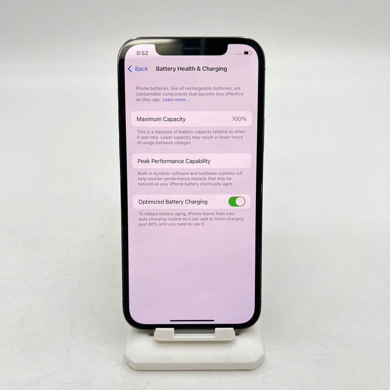 iPhone 12 Pro 256GB Đen 98% pin 100% Máy đã trả hết tiền mạng dùng như Quốc tế Apple (Đã thay pin, viền xước, đốm 1x, màn xước) - HH8234