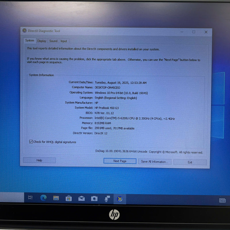 HP Probook 450 G3 15.6in i5 6200U/RAM 8GB/SSD 256GB BPTN Likenew (Xước nhiều)
