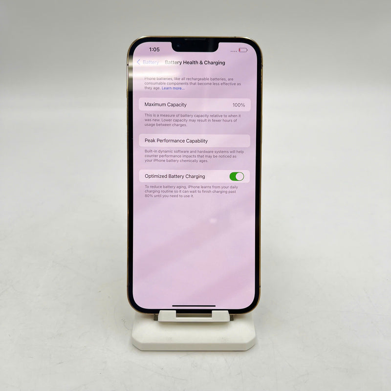 iPhone 13 Pro Max 256GB Vàng 98% pin 100% Quốc Tế Apple mã VN/A (Đã thay pin, xước viền) - HH6788