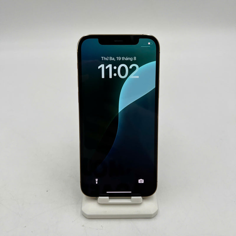 iPhone 12 Pro 128GB Vàng 98% pin 100% Máy đã trả hết tiền mạng dùng như Quốc tế Apple (Đã thay pin) - HH5201