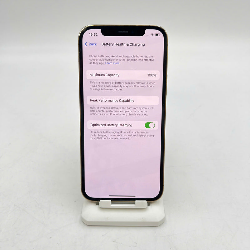 iPhone 12 Pro 128GB Vàng 98% pin 100% Máy đã trả hết tiền mạng dùng như Quốc tế Apple (Đã thay pin, đốm 1x, màn và viền xước) - HH2599