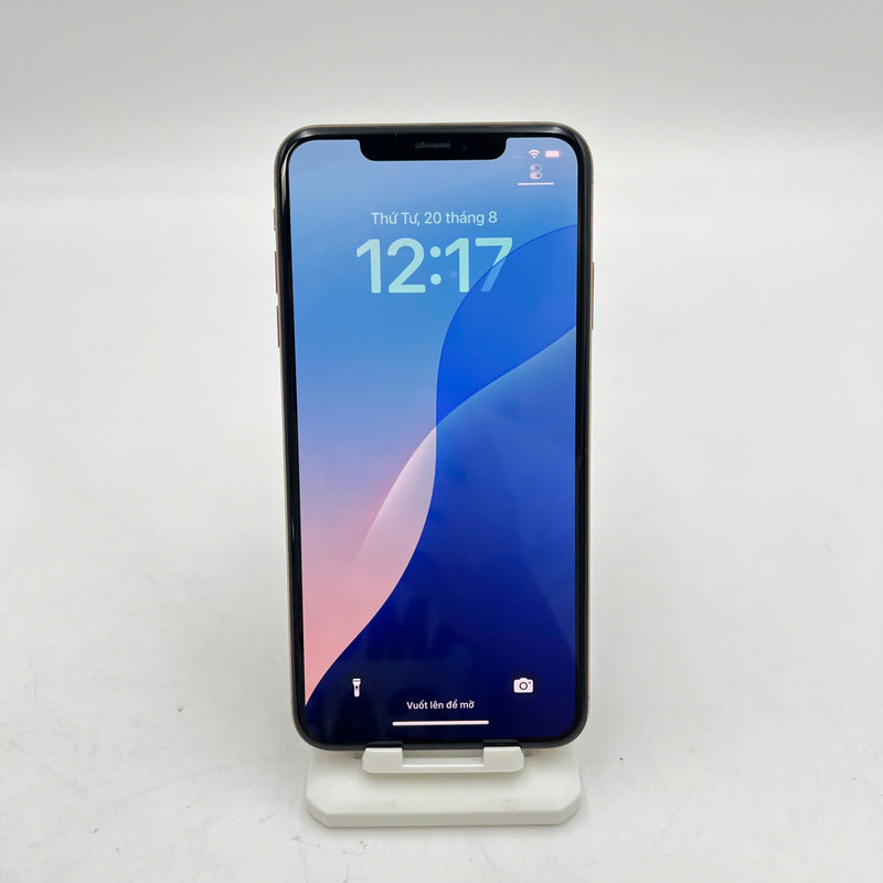 iPhone Xs Max 512GB Vàng 99% pin 100% Máy đã trả hết tiền mạng dùng như Quốc tế Apple (Đã thay pin, đốm 1x, màn xước dăm) - HH8152