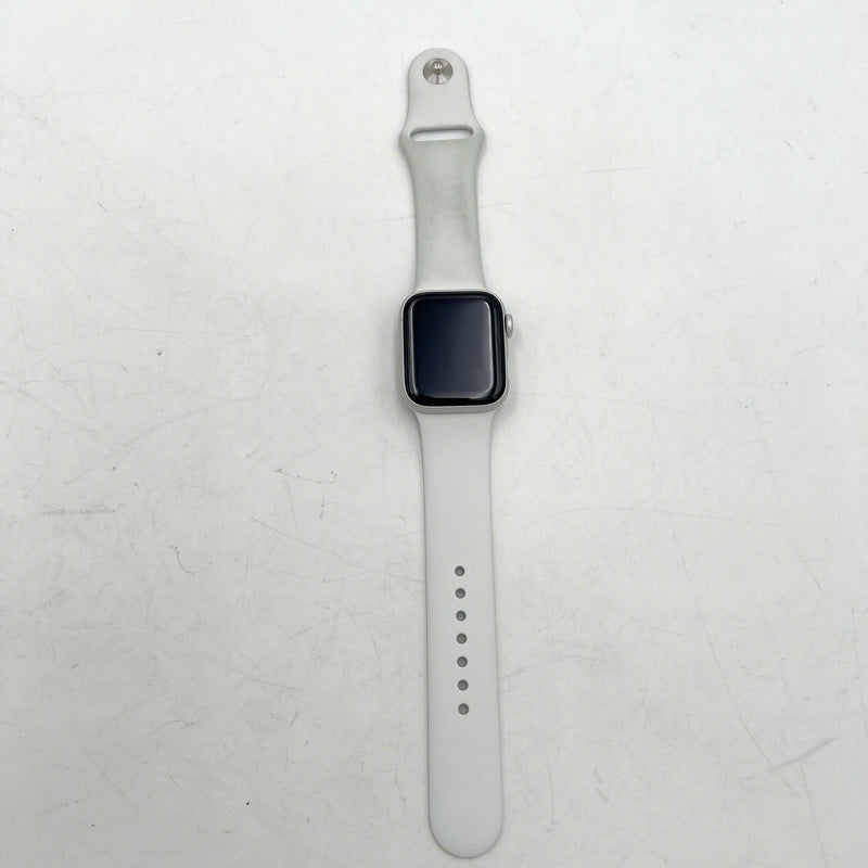 Apple Watch Series 5 40mm GPS+Cellular 98% Silver Aluminium Case/White Sport Band pin 99% màn xước