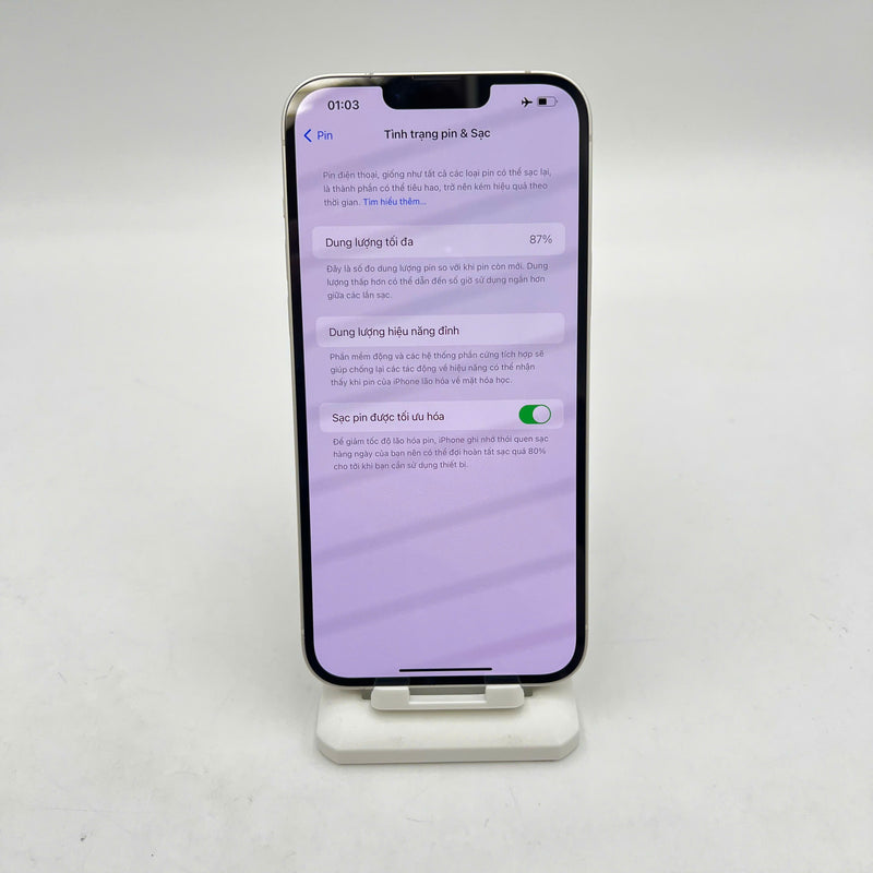 iPhone 14 Plus 128GB Trắng 98% pin 87% Quốc tế từ SB (Không dùng sim SB - xước viền, xước màn) - HH6409