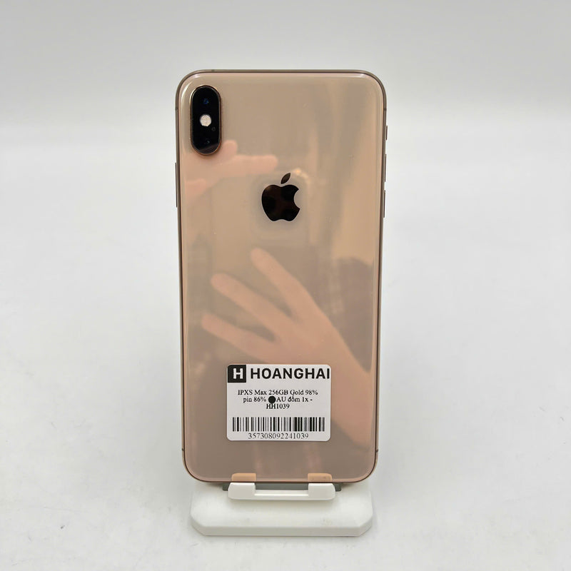 iPhone Xs Max 256GB Vàng 98% pin 86% Máy đã trả hết tiền mạng dùng như Quốc tế Apple (đốm 1x) - HH1039