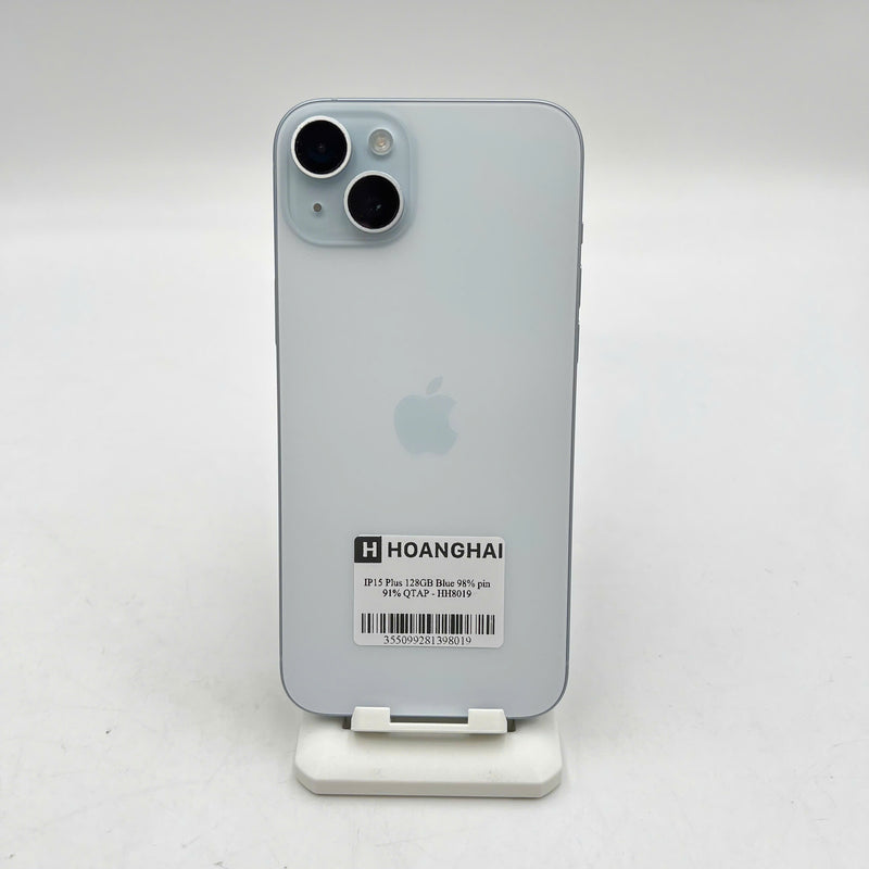 iPhone 15 Plus 128GB Xanh Dương 98% pin 91% Quốc tế Apple  - HH8019