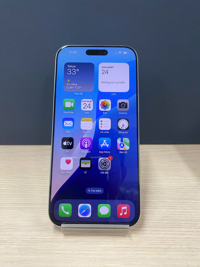 iPhone 16 Pro Max 256GB Trắng 99% Pin 100% Quốc tế từ RKT (Không dùng sim RKT) - HH5189