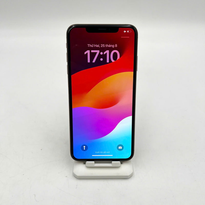 iPhone Xs Max 64GB Vàng 98% pin 87% Máy đã trả hết tiền mạng dùng như Quốc tế Apple (Đã thay pin) - HH9082
