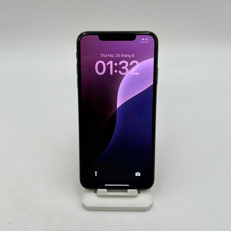 iPhone Xs Max 256GB Vàng 98% pin 92% Máy đã trả hết tiền mạng dùng như Quốc tế Apple (đốm 1x) - HH7565