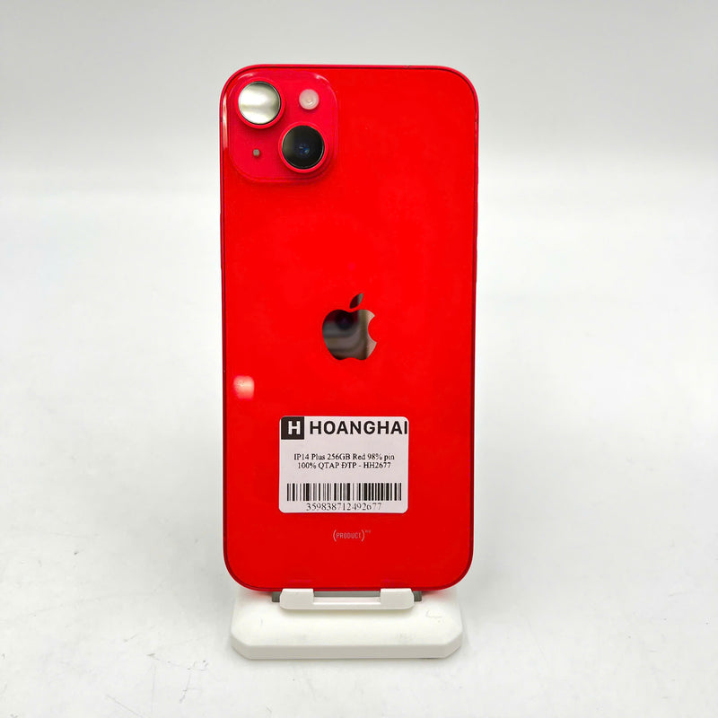 iPhone 14 Plus 256GB Đỏ 98% pin 100% Quốc tế Apple (Đã thay pin) - HH2677