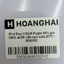 iPhone 14 Plus 128GB Tím 98% pin 100% Quốc tế từ SB (Không dùng sim SB - viền cam xước,ĐTP) - HH0592