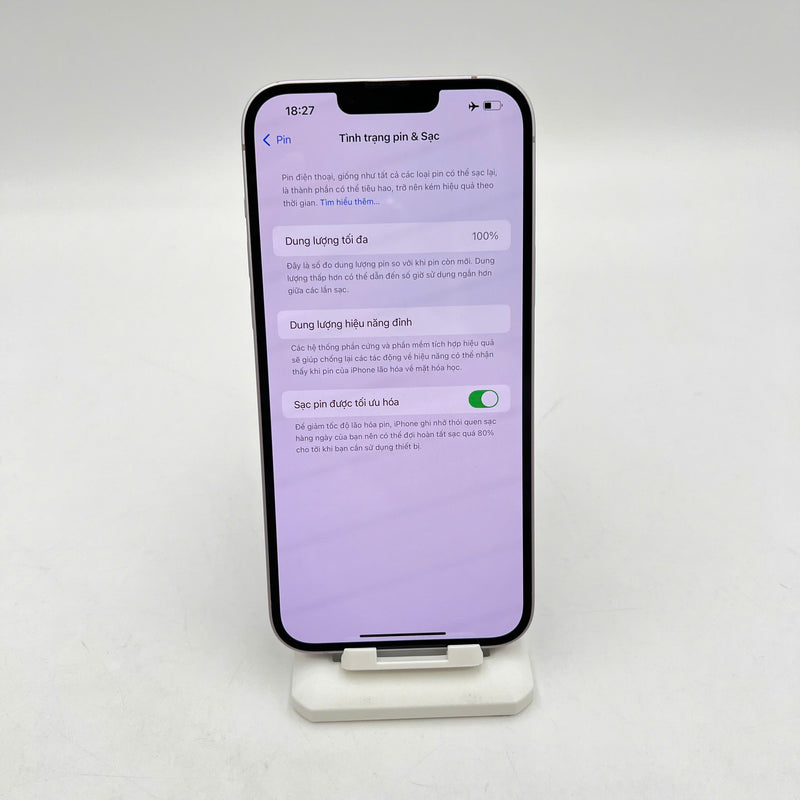 iPhone 14 Plus 128GB Tím 98% pin 100% Quốc tế từ SB (Không dùng sim SB - viền cam xước,ĐTP) - HH0592