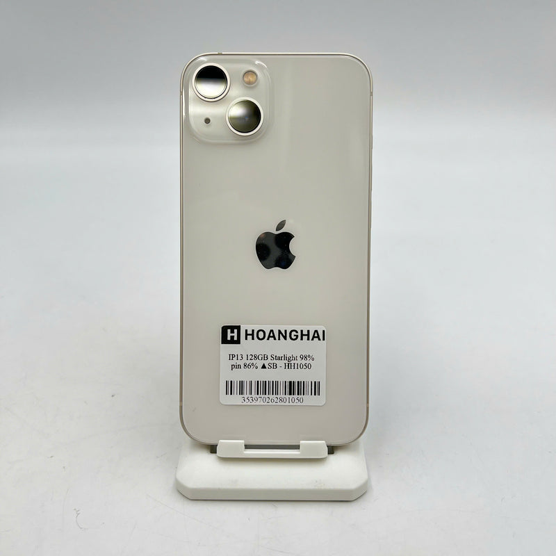 iPhone 13 128GB Trắng  98% pin 86%  Quốc tế từ SB (Không dùng sim SB)  - HH1050