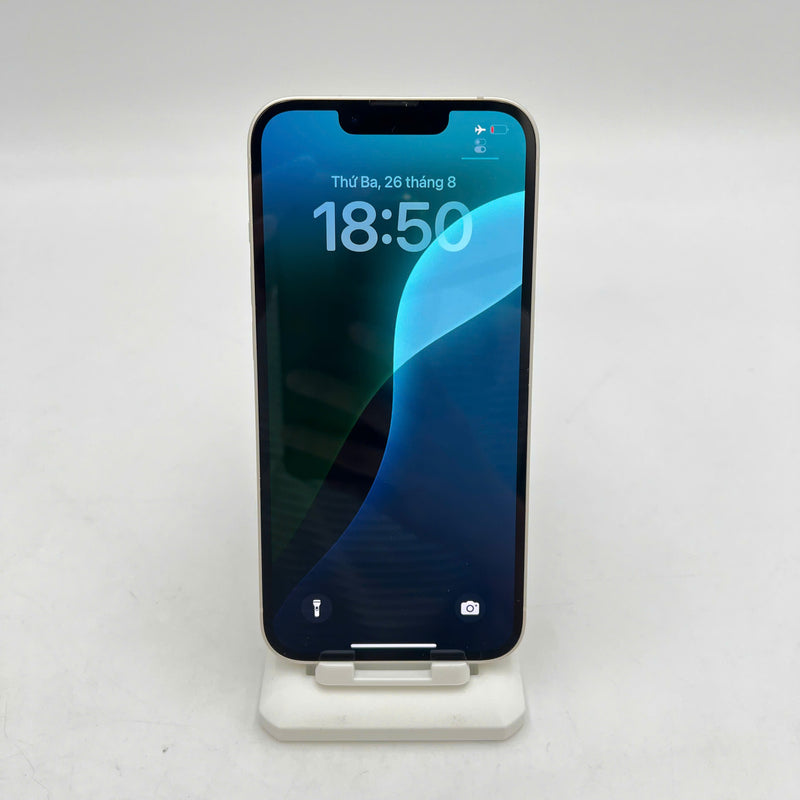 iPhone 13 128GB Trắng  98% pin 86%  Quốc tế từ SB (Không dùng sim SB)  - HH1050