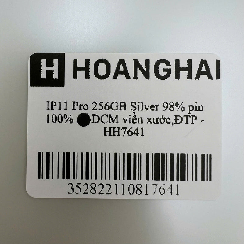 iPhone 11 Pro 256GB Bạc 98% pin 100% Máy đã trả hết tiền mạng dùng như Quốc tế Apple (viền xước,ĐTP) - HH7641