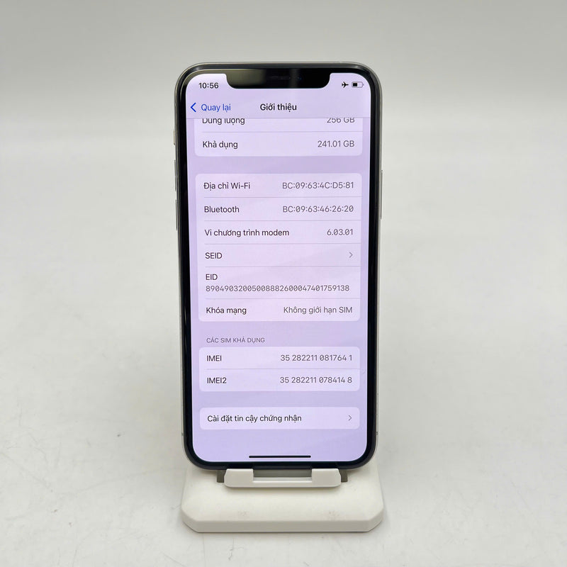 iPhone 11 Pro 256GB Bạc 98% pin 100% Máy đã trả hết tiền mạng dùng như Quốc tế Apple (viền xước,ĐTP) - HH7641