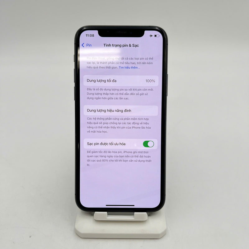 iPhone 11 Pro 64GB Đen 98% pin 100% Máy đã trả hết tiền mạng dùng như Quốc tế Apple (đốm 1x,màn xước,ĐTP) - HH6163