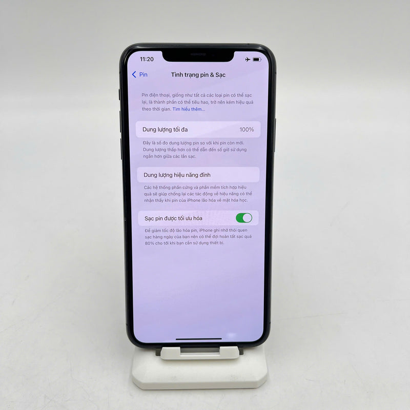 iPhone 11 Pro Max 64GB Đen 98% pin 100% Máy đã trả hết tiền mạng dùng như Quốc tế Apple (Đã thay pin) - HH3604
