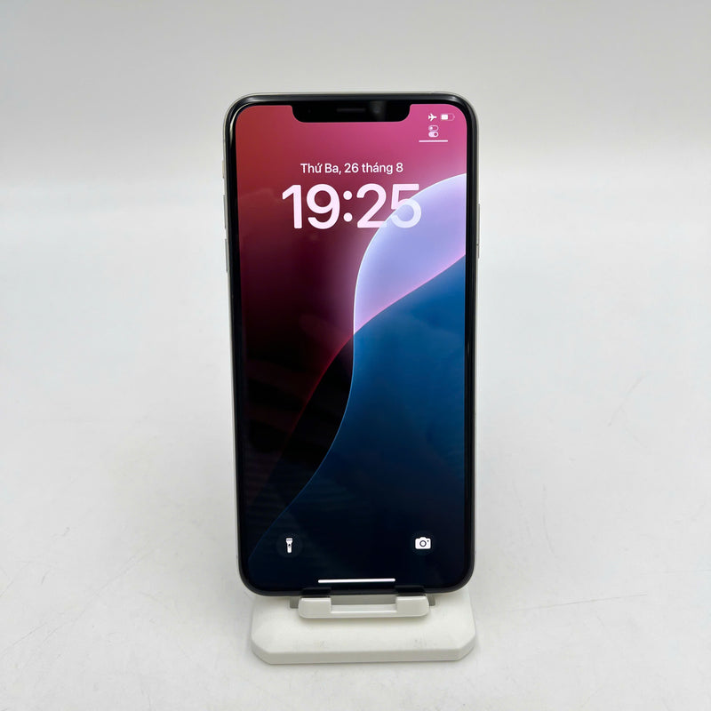 iPhone XS Max 256GB Bạc 98% pin 100% Máy đã trả hết tiền mạng dùng như Quốc tế Apple (đốm 1x,viền xước,ĐTP) - HH7015