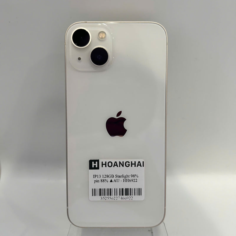 iPhone 13 128GB Trắng 98% pin 88%  Quốc tế từ AU (Không dùng sim AU) - HH6922