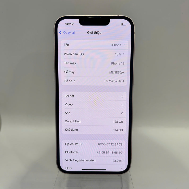 iPhone 13 128GB Hồng 98% pin 88% Quốc tế từ AU (Không dùng sim AU) - HH3056