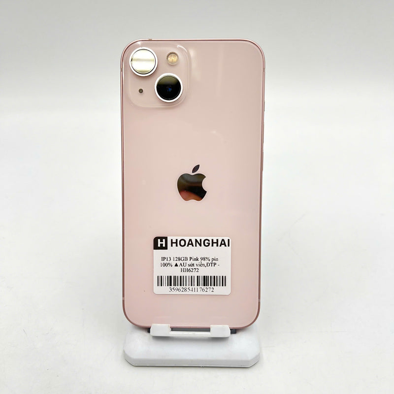 iPhone 13 128GB Hồng 98% pin 100% Quốc tế từ AU (Không dùng sim AU - Đã thay pin, sứt viền) - HH6272