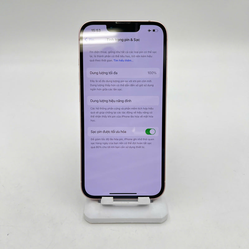 iPhone 13 128GB Hồng 98% pin 100% Quốc tế từ AU (Không dùng sim AU - Đã thay pin, sứt viền) - HH6272