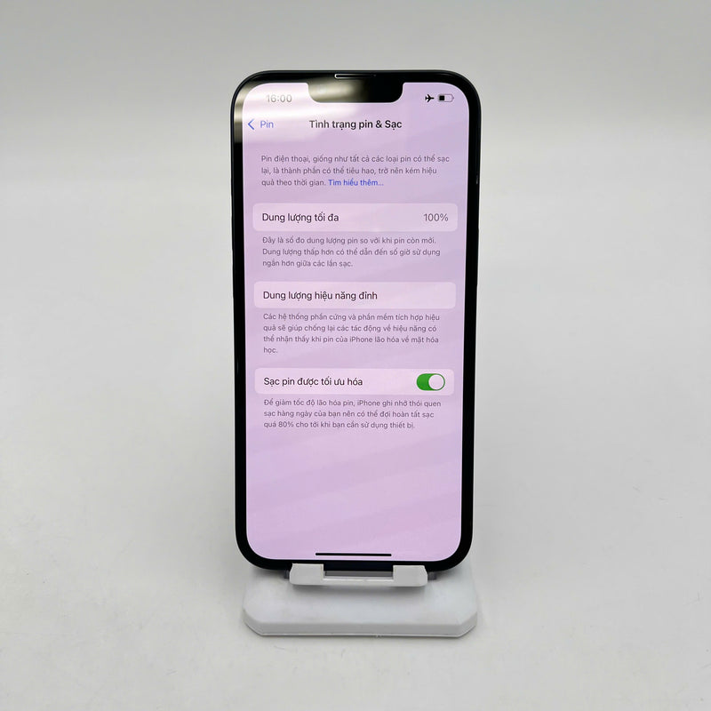 iPhone 13 128GB Đen 98% pin 100% Quốc tế từ SB (Không dùng sim SB - Đã thay pin, ám viền) - HH5110