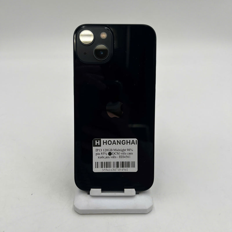 iPhone 13 128GB Đen 98% pin 85% Máy đã trả hết tiền mạng dùng như Quốc tế Apple (viền cam xước, ám viền) - HH4561