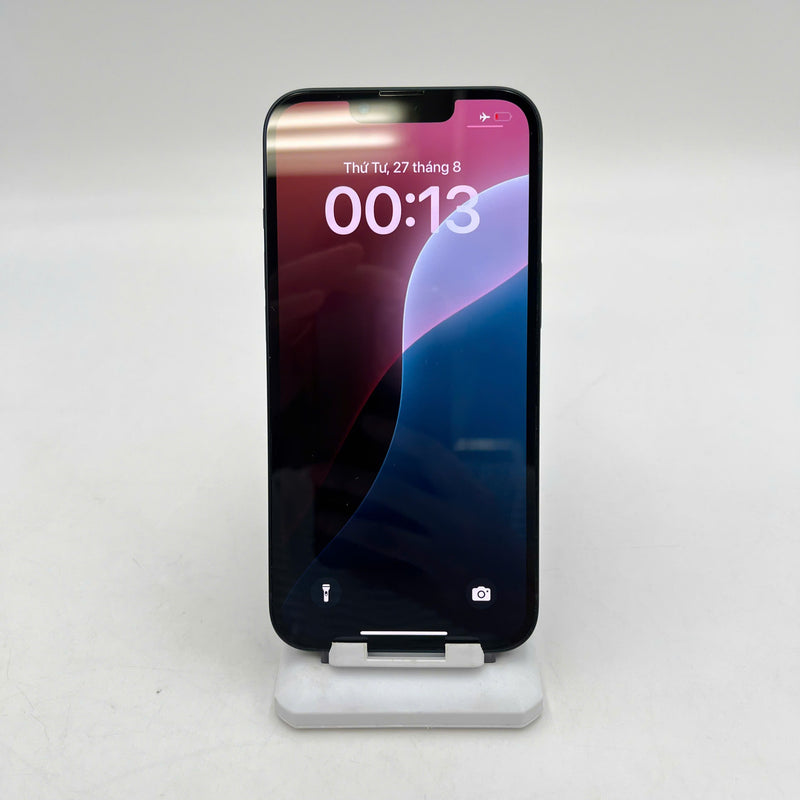 iPhone 13 128GB Đen 98% pin 85% Máy đã trả hết tiền mạng dùng như Quốc tế Apple (viền cam xước, ám viền) - HH4561