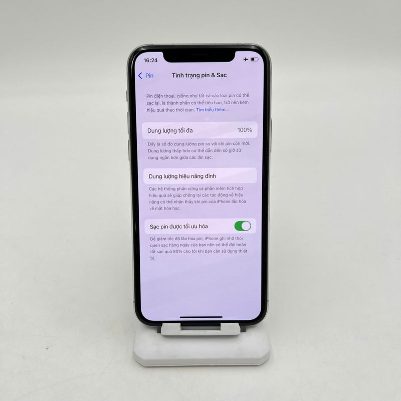 iPhone 11 Pro 256GB Trắng 98% pin 100% Máy đã trả hết tiền mạng dùng như Quốc tế Apple (Đã thay pin - viền xước) - HH0141