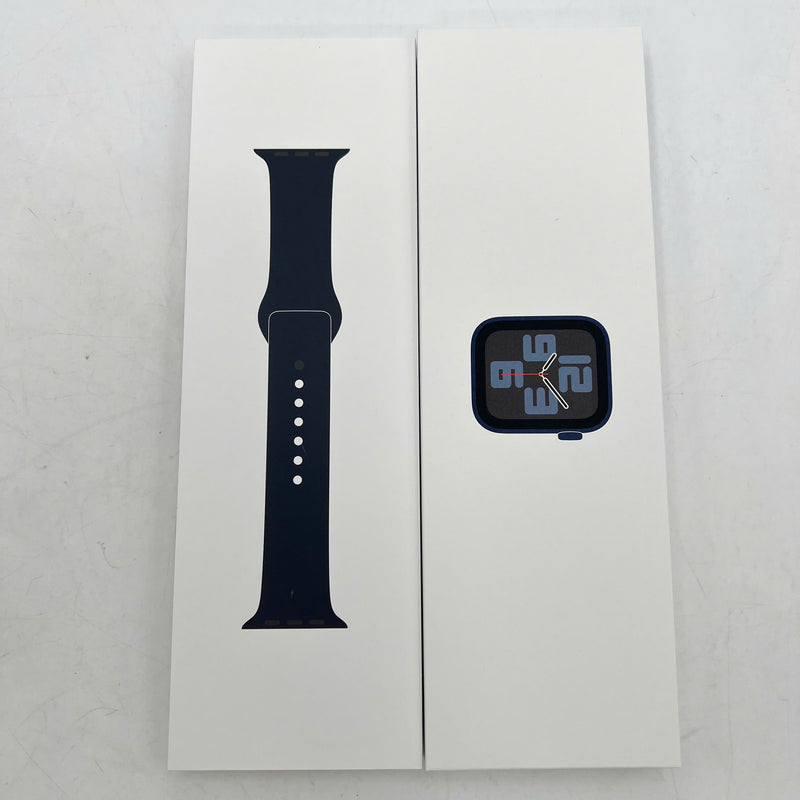 Apple Watch SE2 44mm GPS Midnight Aluminum Case/ Ink Sport Band Nguyên Hộp