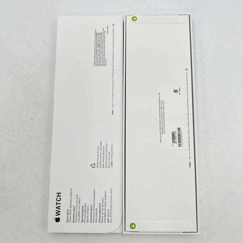 Apple Watch SE2 44mm GPS Midnight Aluminum Case/ Ink Sport Band Nguyên Hộp