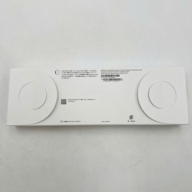 Apple Watch SE2 44mm GPS Midnight Aluminum Case/ Ink Sport Band Nguyên Hộp