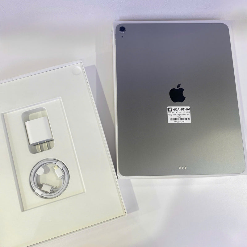 Ipad Air 7 M3 13" 128GB Xám Wifi 100% Fullbox pin 100% (Sạc 0 lần)