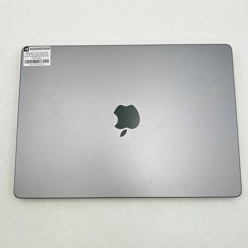 MacBook Pro 2021 14in Xám M1 Pro/ RAM 16GB/ SSD 512GB 98% pin 97% Sạc 58 lần BPTN Likenew (Xước viền nhẹ)