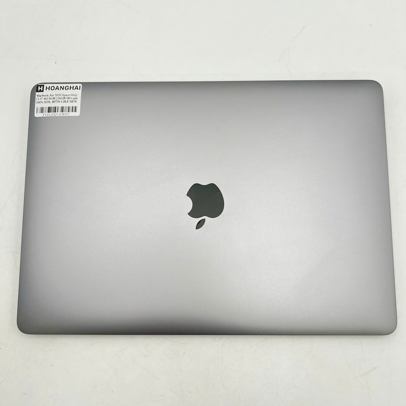 Macbook Air 2020 13.3in Xám Apple M1/ RAM 8GB/ SSD 256GB 98% pin 100% (Sạc 20 lần) BPTN Likenew